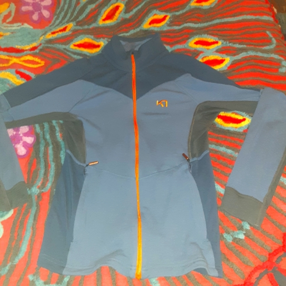Kari Traa Wool Zip Jacket Size Med fits like Sm.